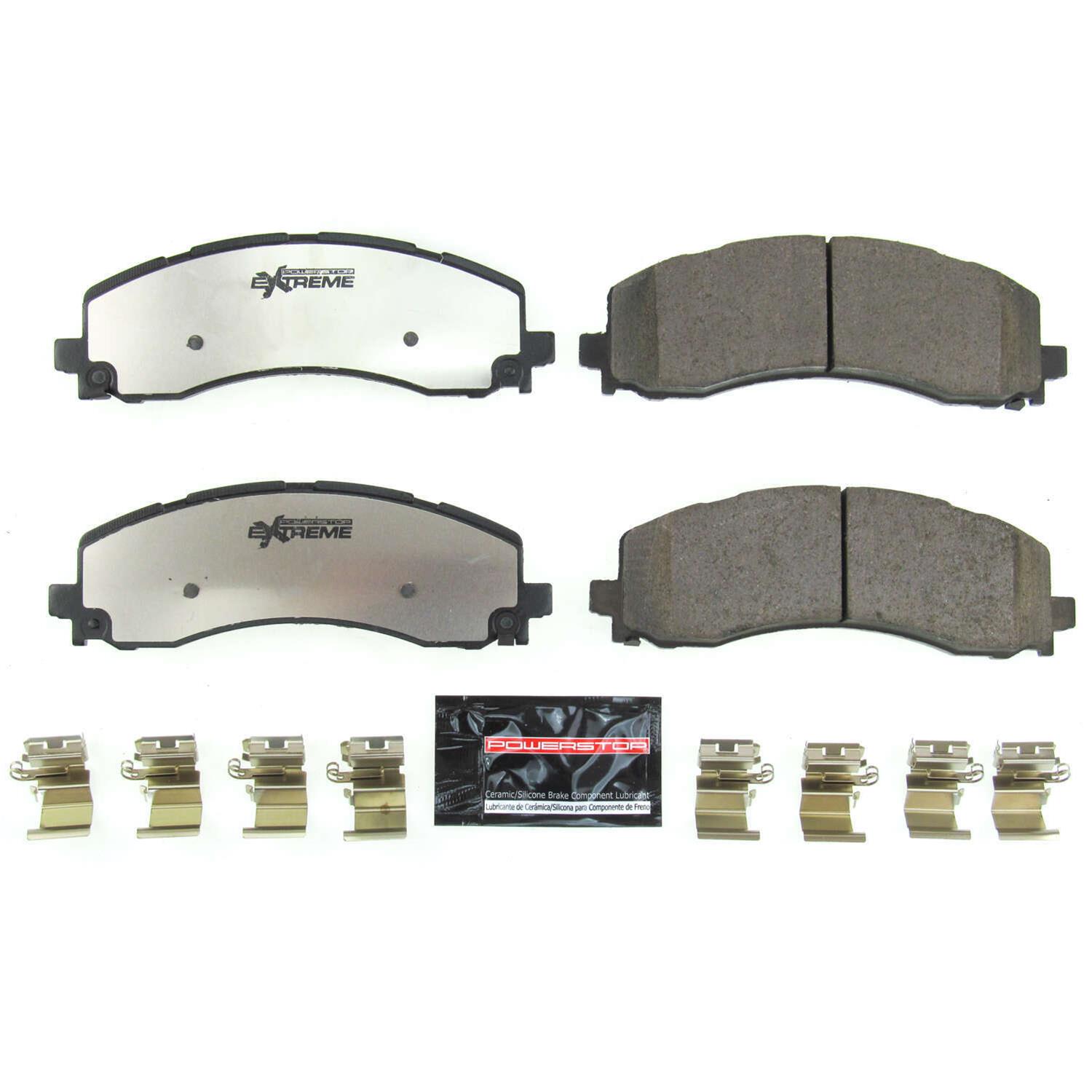 PowerStop Z36-2225 PowerStop Z36 Truck and Tow Brake Pads and Hardware Kits - Zander Auto Parts