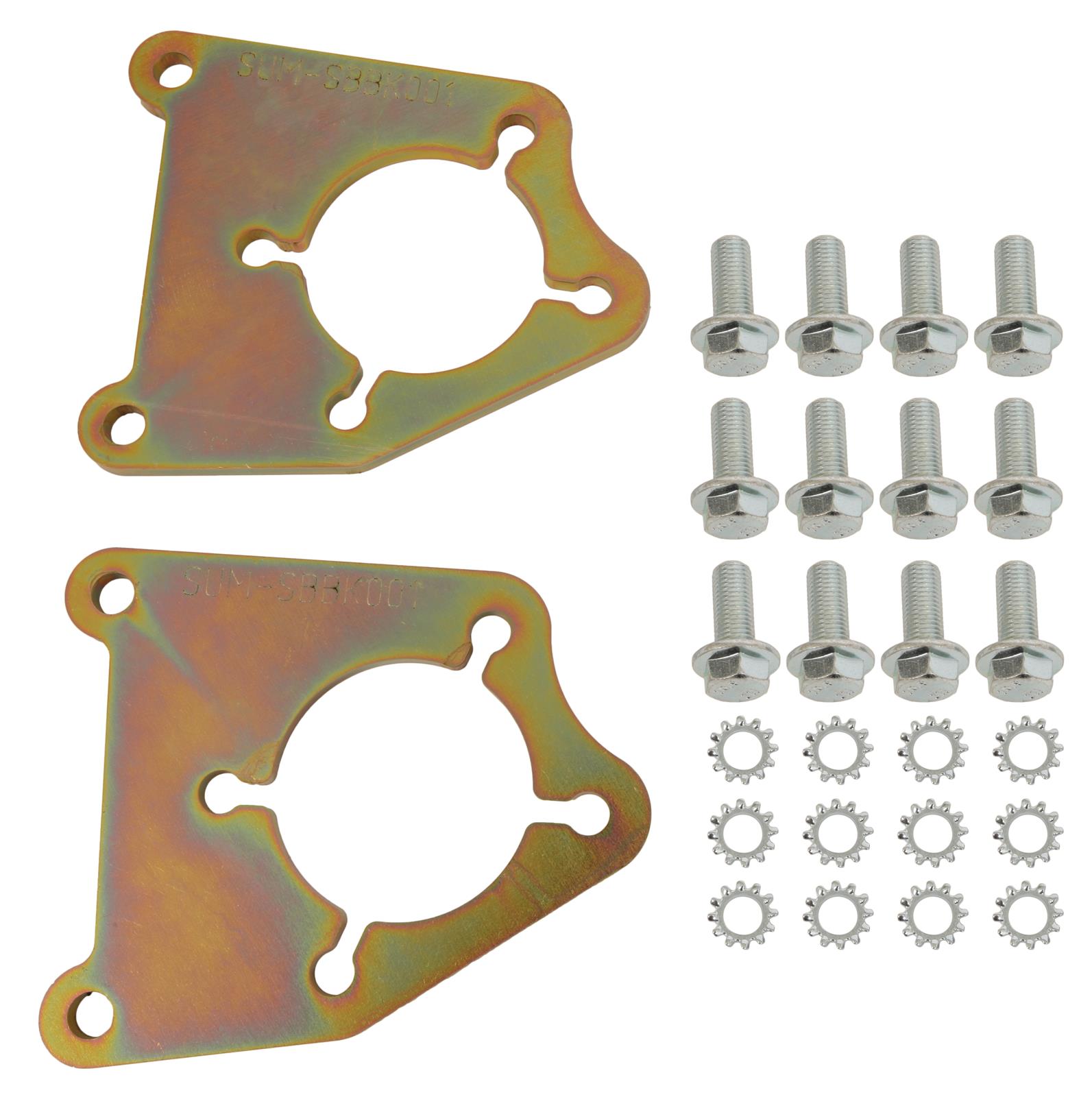 Summit Racing SUM-SBBK001 Summit Racing™ Disk Brake Conversion Brackets - Zander Auto Parts