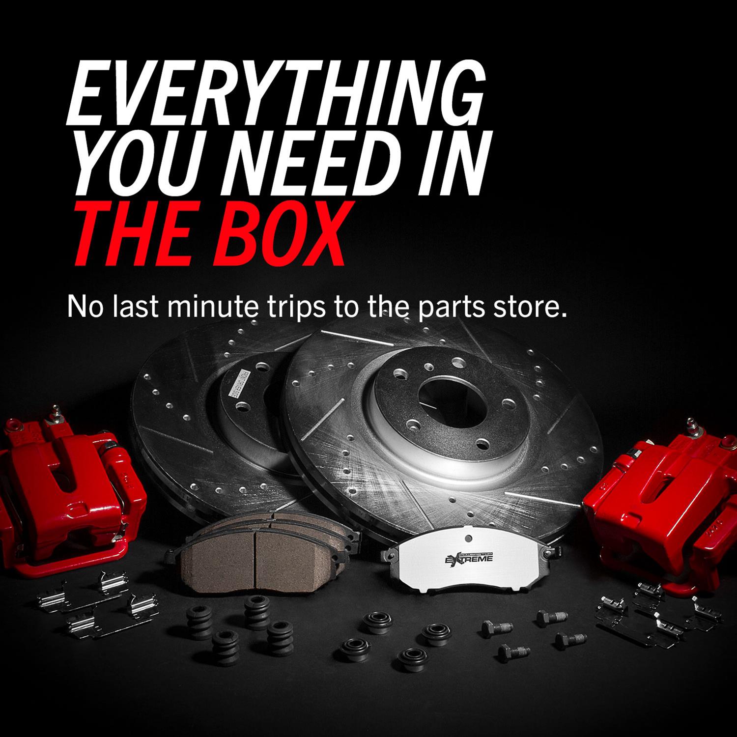 PowerStop KC3090-36 PowerStop Z36 Truck and Tow Brake Upgrade Kits with Calipers - Zander Auto Parts