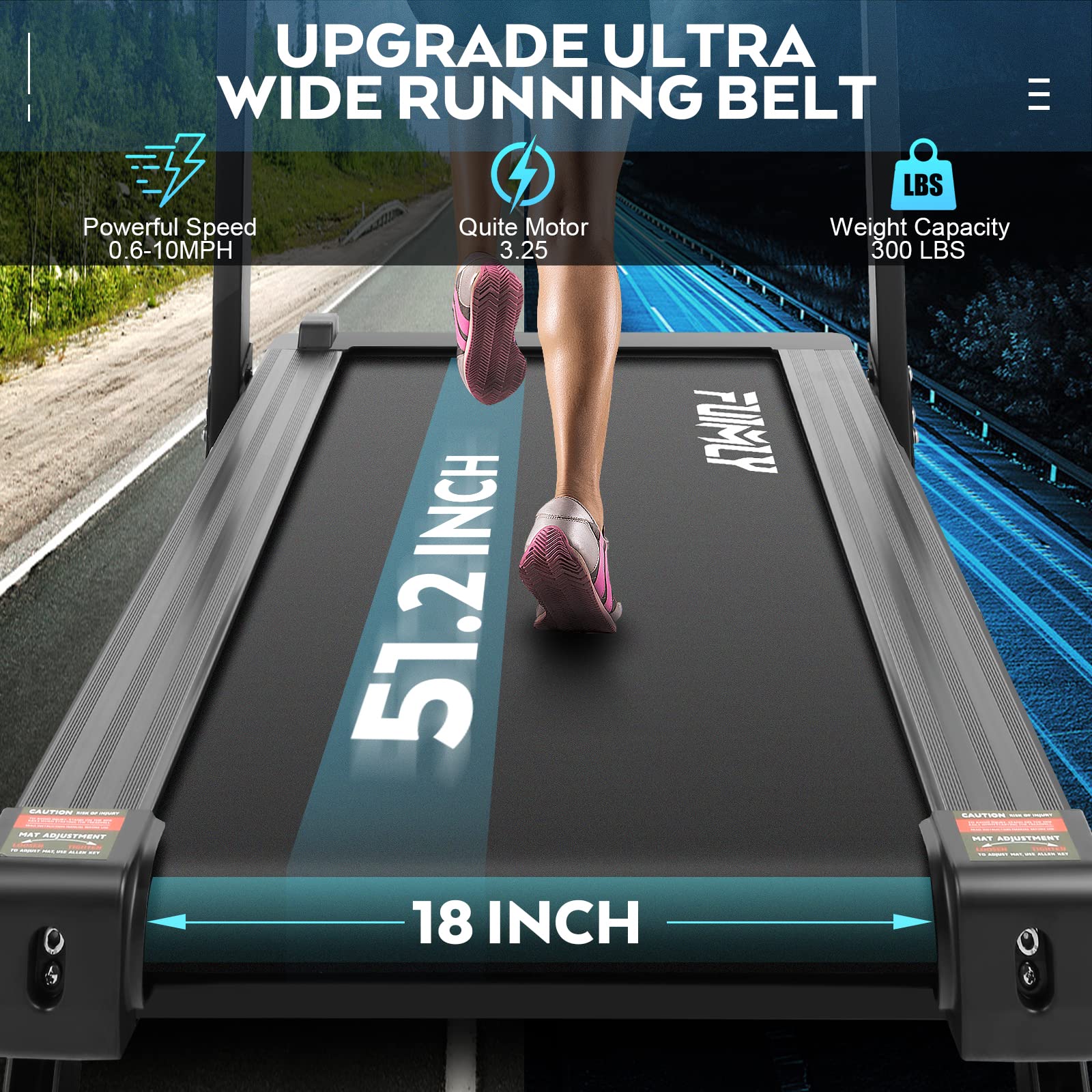 Treadmill Incline FUNMILY Capacity Programs - Zander Auto Parts
