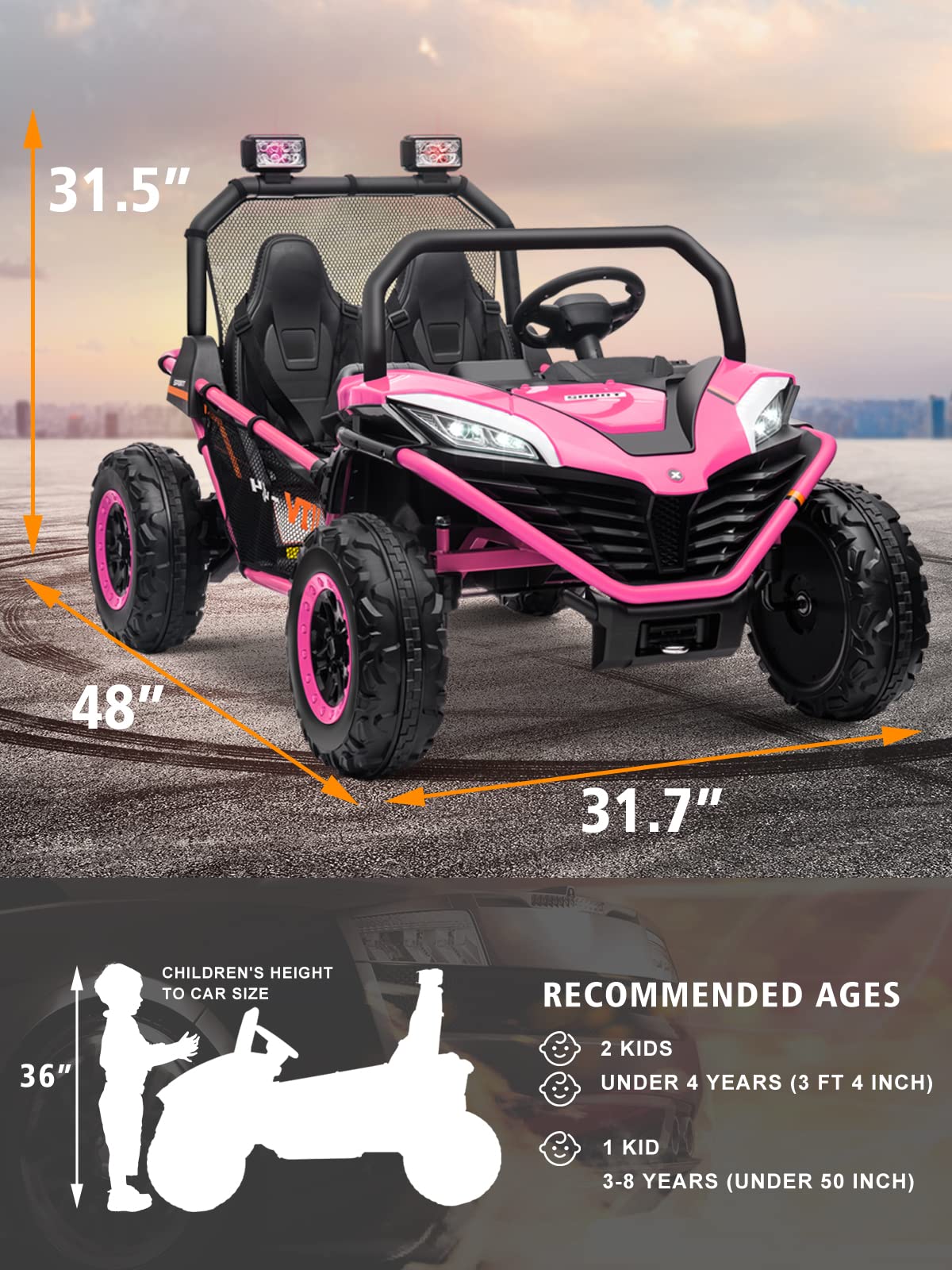 OTTARO Electric Vehicles Powerful Bluetooth - Zander Auto Parts