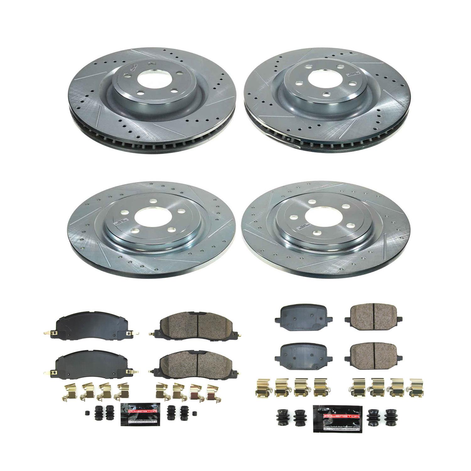 PowerStop K8693 PowerStop Z23 Evolution Sport Brake Upgrade Kits - Zander Auto Parts