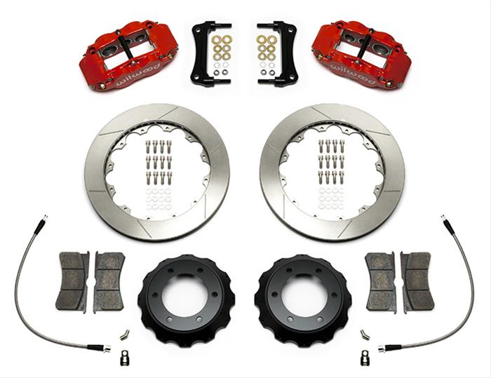 Wilwood Disc Brakes 140-14577-R Wilwood Forged Narrow Superlite 6R Big Brake Front Brake Kits - Zander Auto Parts