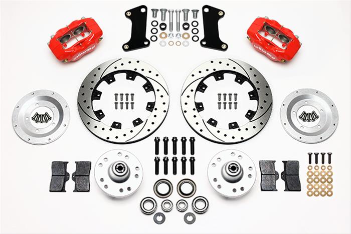 Wilwood Disc Brakes 140-7675-DR Wilwood Forged Dynalite Big Brake Front Brake Kits - Zander Auto Parts
