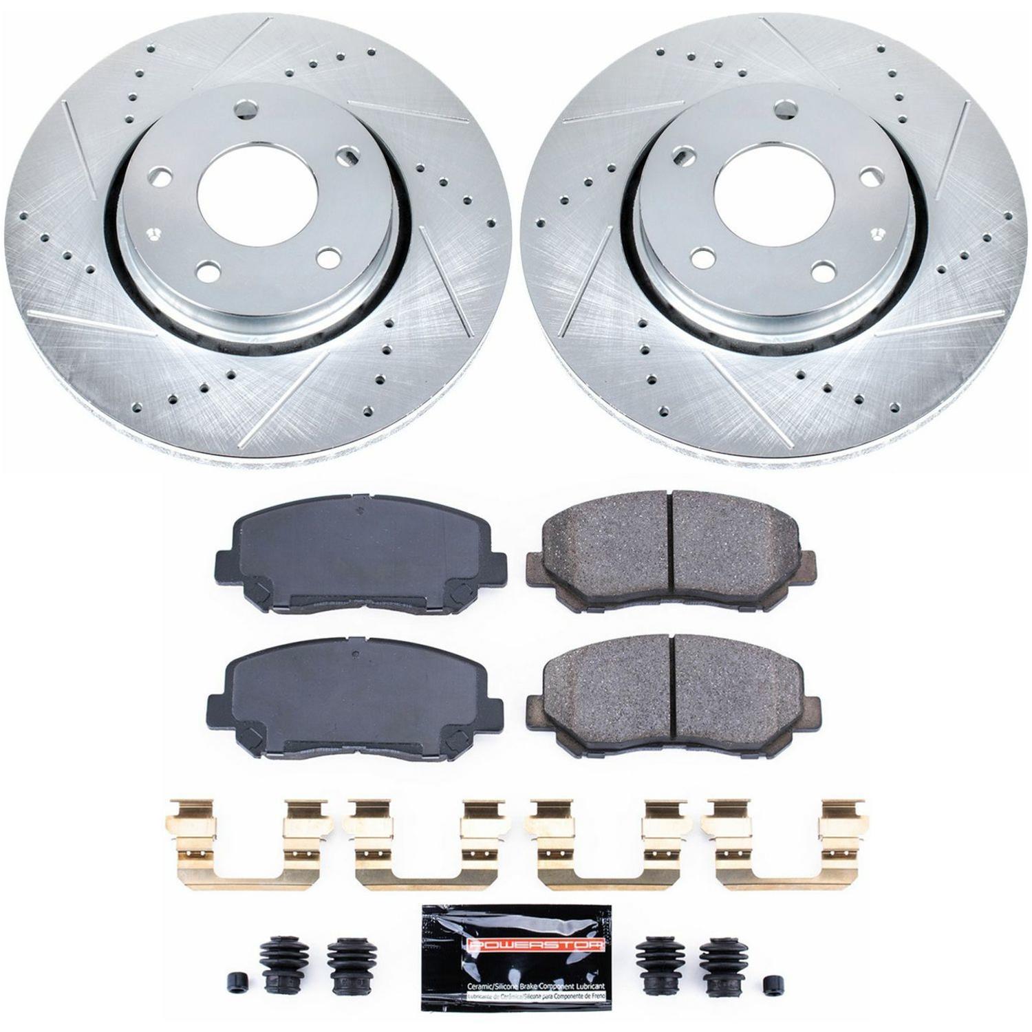 PowerStop K7689 PowerStop Z23 Evolution Sport Brake Upgrade Kits - Zander Auto Parts