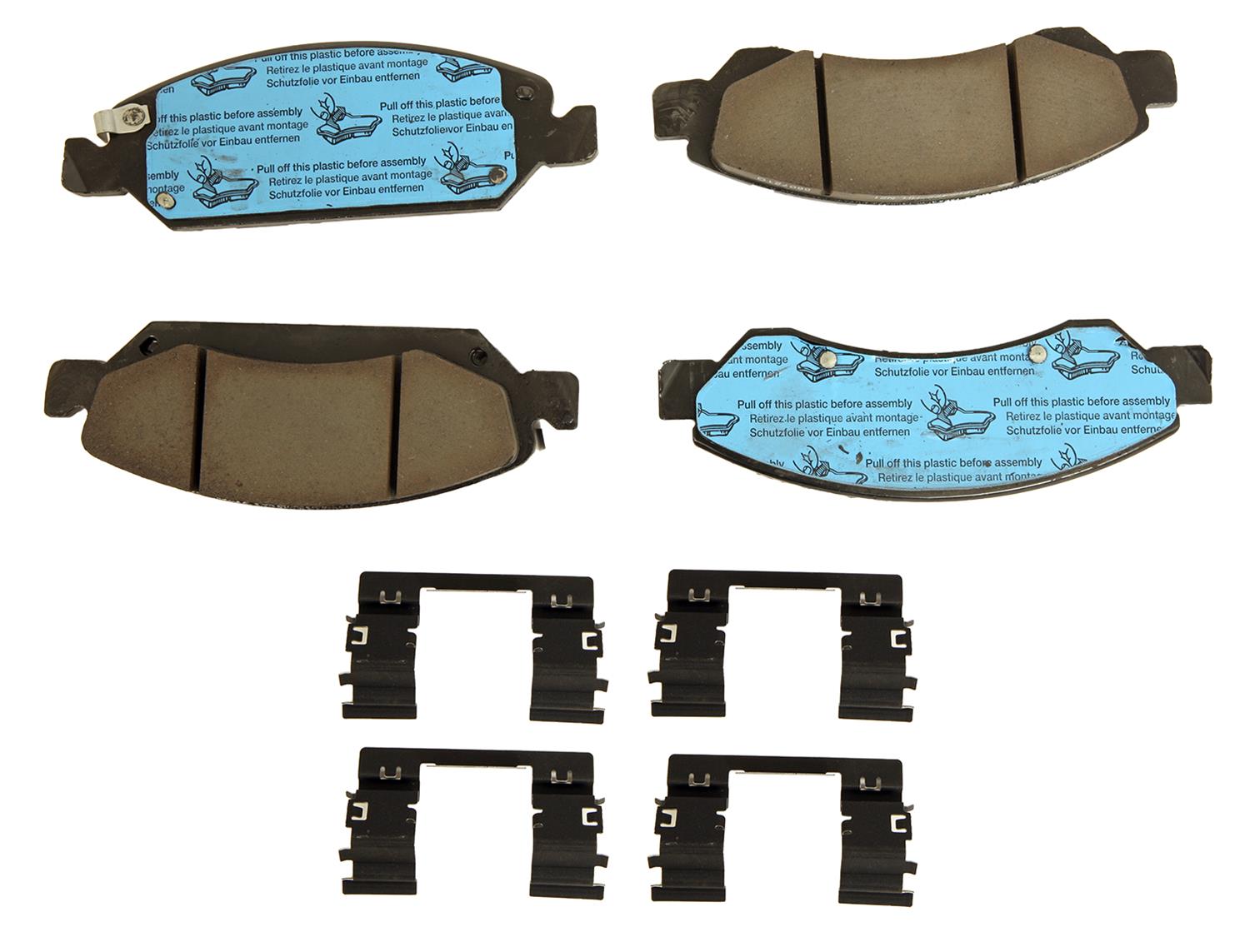 ACDelco 19428005 ACDelco Gold Ceramic Brake Pads - Zander Auto Parts