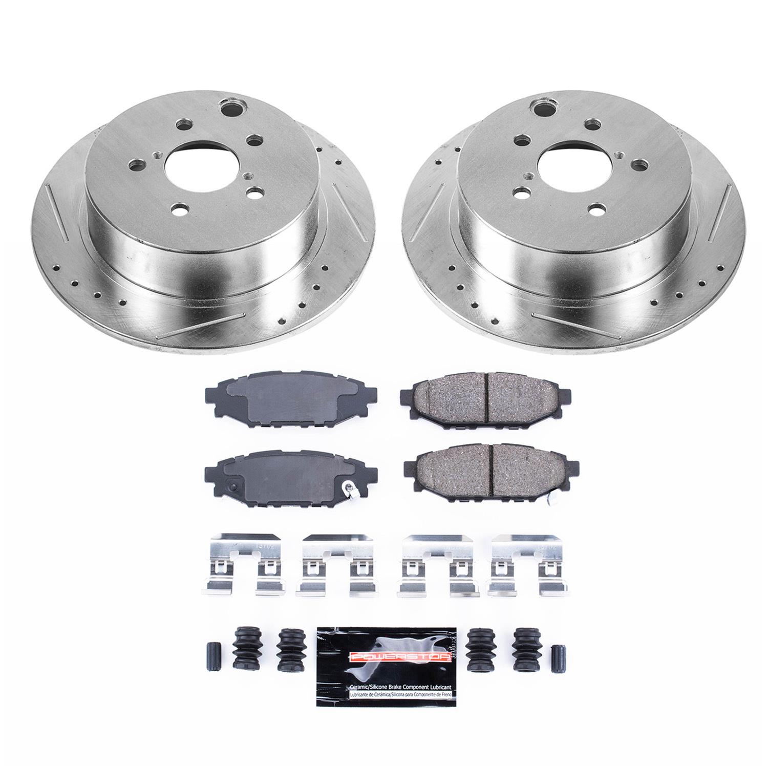 PowerStop K6107 PowerStop Z23 Evolution Sport Brake Upgrade Kits - Zander Auto Parts