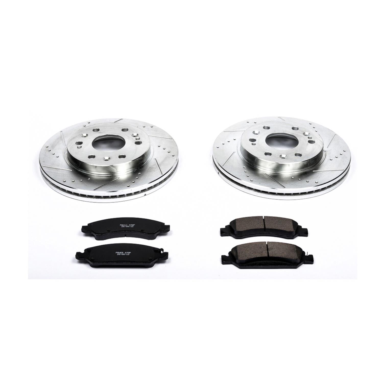 PowerStop K2069 PowerStop Z23 Evolution Sport Brake Upgrade Kits - Zander Auto Parts