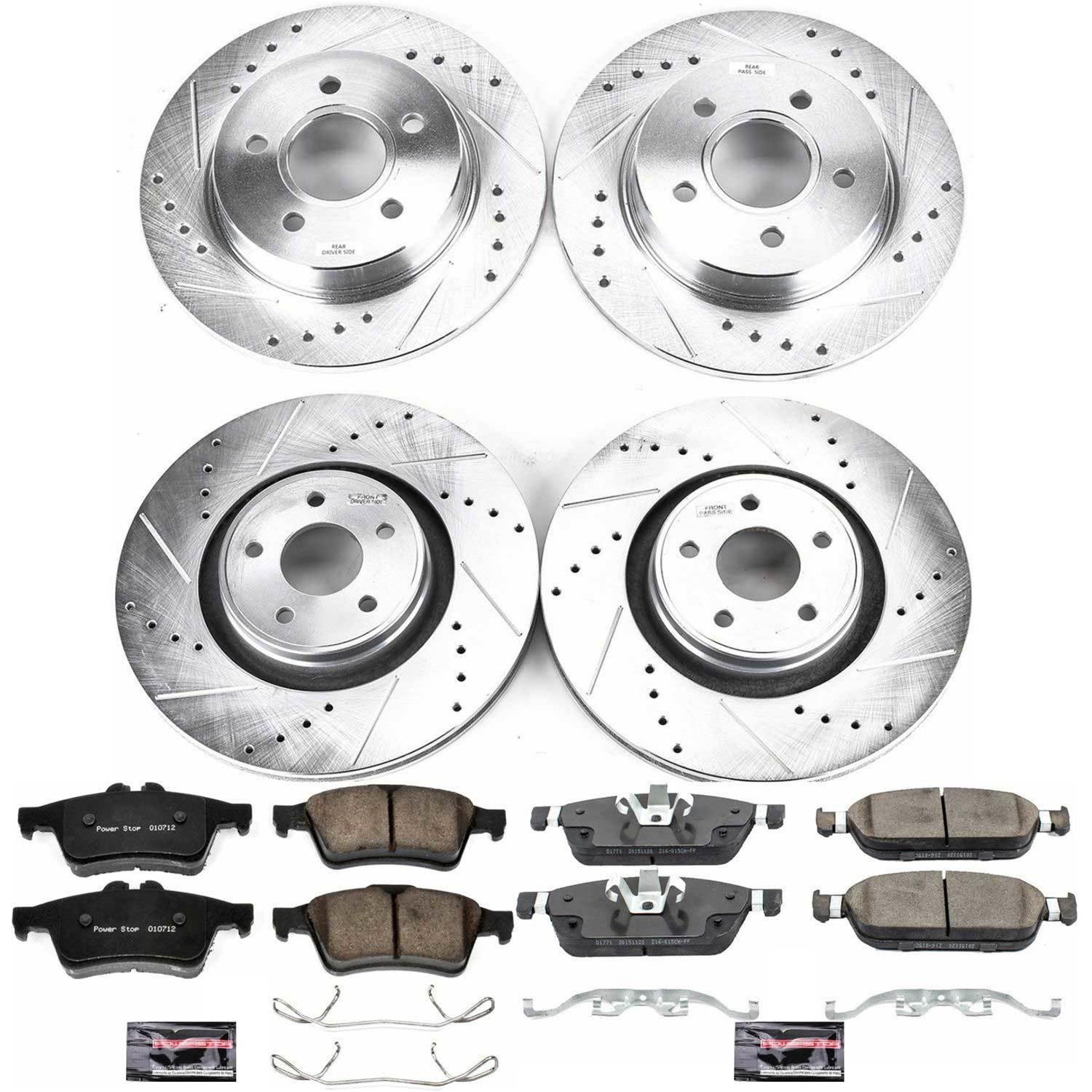 PowerStop K7233 PowerStop Z23 Evolution Sport Brake Upgrade Kits - Zander Auto Parts