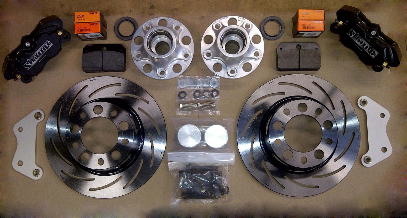Strange Engineering B4110WC Strange Pro Race Steel Front Brake Kits - Zander Auto Parts