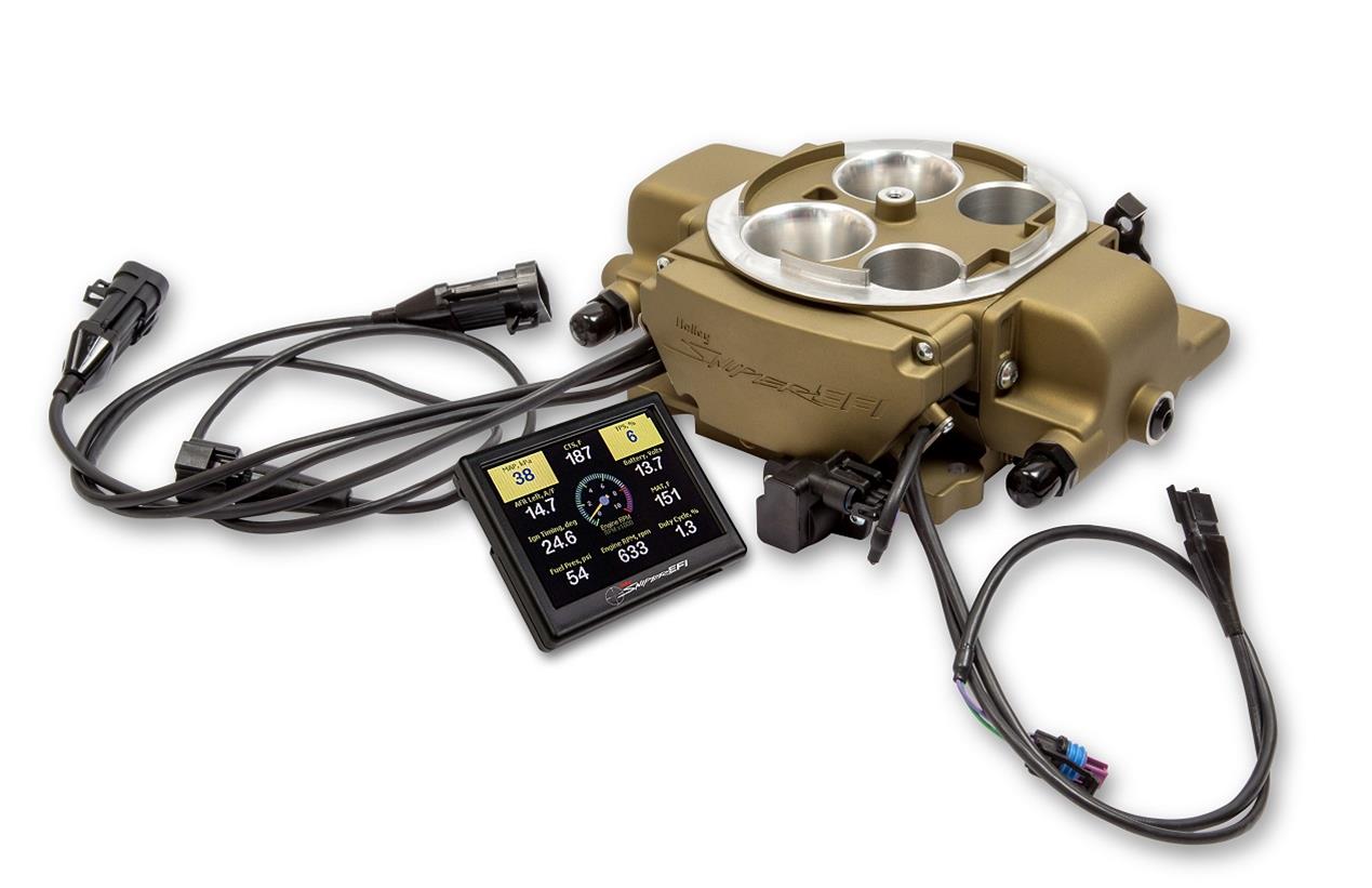 Holley Sniper 550-869 Holley Sniper EFI Quadrajet Self-Tuning Fuel Injection Systems - Zander Auto Parts