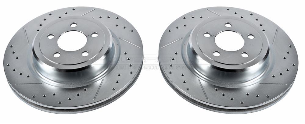 PowerStop AR-8775XPR PowerStop Evolution Drilled and Slotted Rotors - Zander Auto Parts