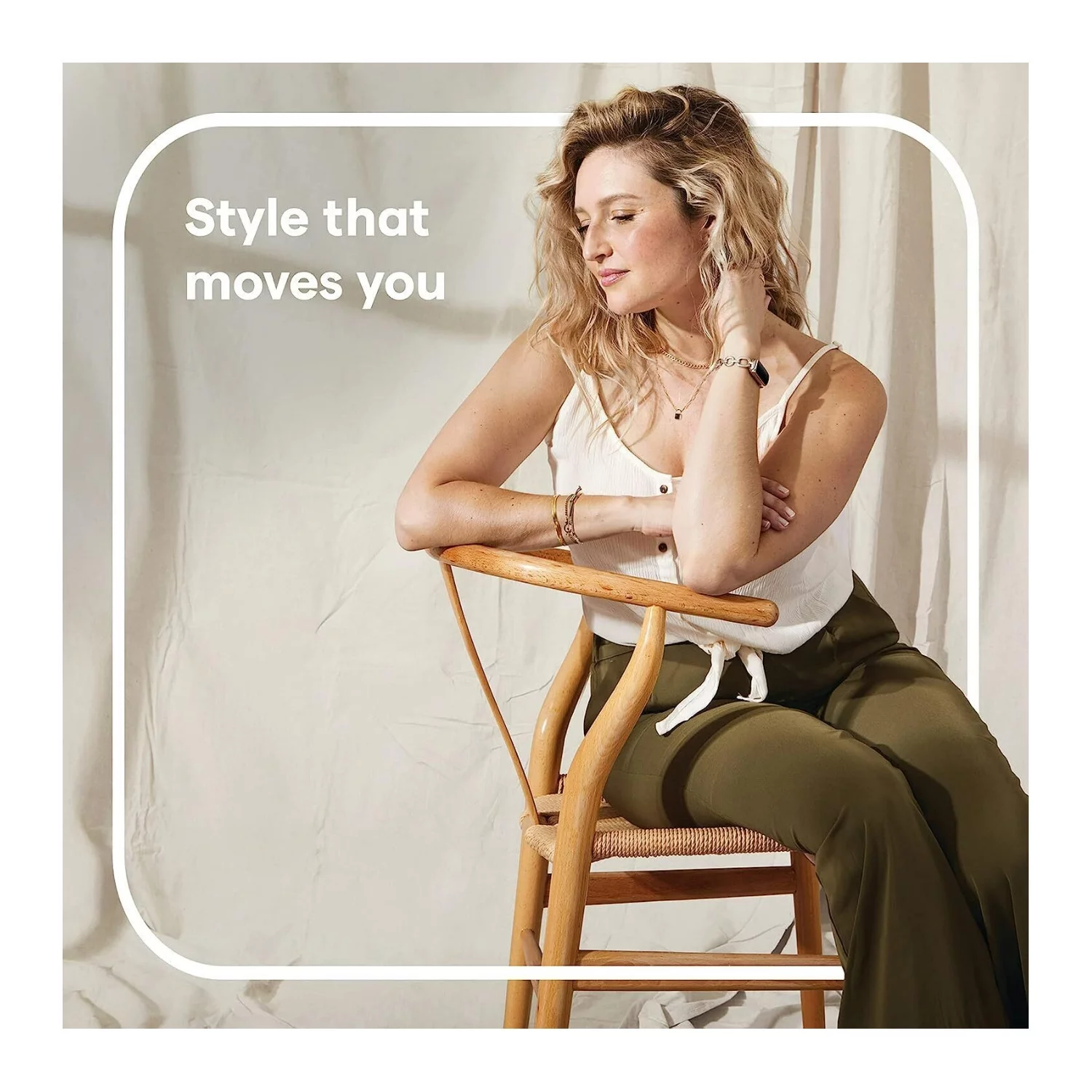 Fitbit Luxe - Gorjana Special Edition - soft gold stainless steel - activity tracker with Parker link bracelet - stainless steel - gold - Bluetooth - Zander Auto Parts