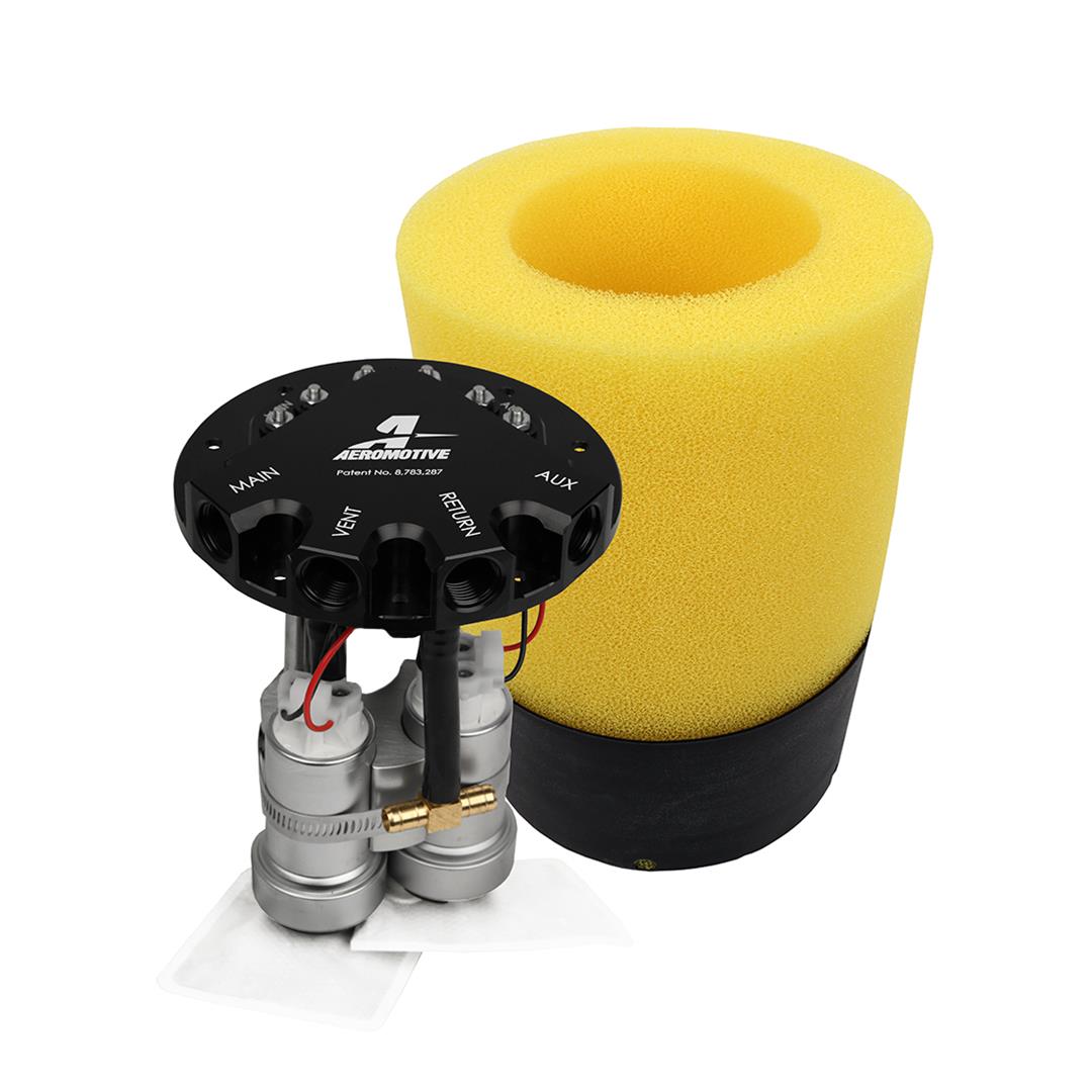 Aeromotive 18365 Aeromotive Dual Phantom 450 Return Style Fuel Pumps - Zander Auto Parts