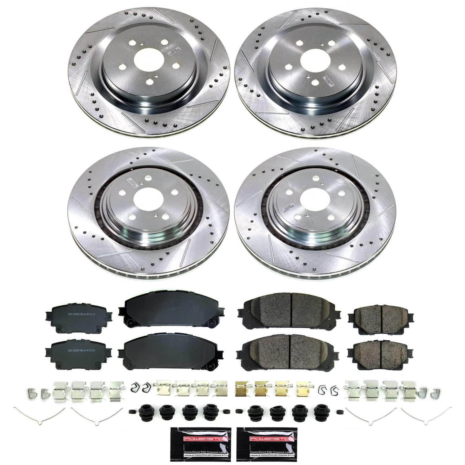 PowerStop K8817 PowerStop Z23 Evolution Sport Brake Upgrade Kits - Zander Auto Parts