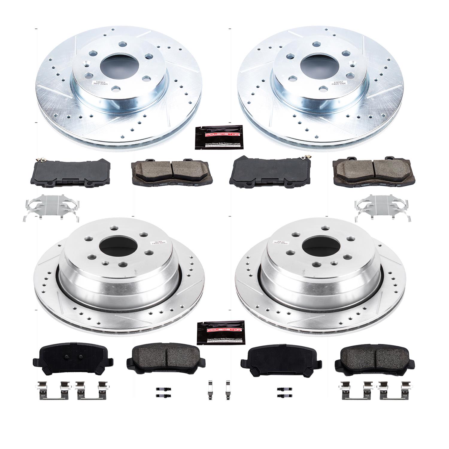PowerStop K7228 PowerStop Z23 Evolution Sport Brake Upgrade Kits - Zander Auto Parts