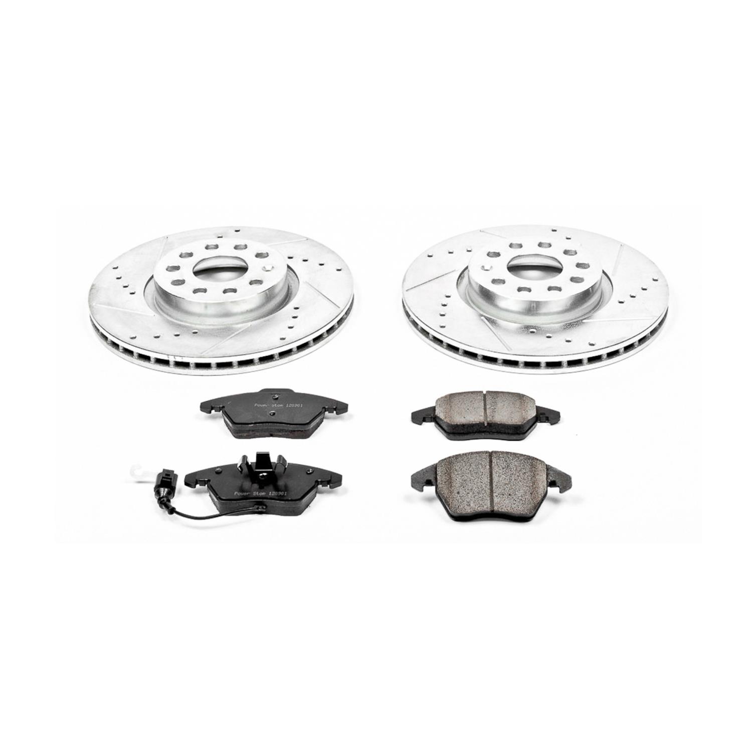 PowerStop K2259 PowerStop Z23 Evolution Sport Brake Upgrade Kits - Zander Auto Parts