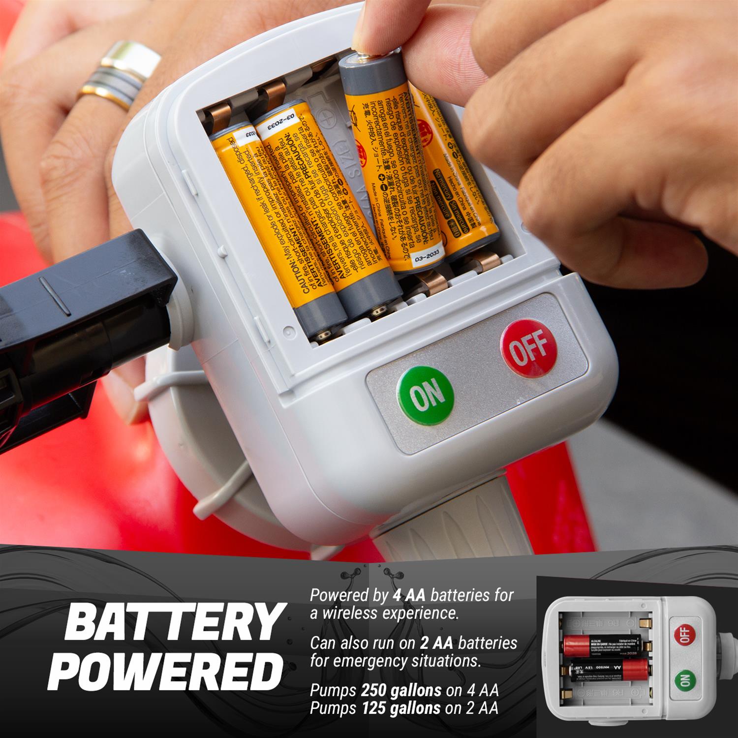 TERA PUMP TRFA01 Tera Pump 2.7 GPM Battery-Powered Pumps - Zander Auto Parts