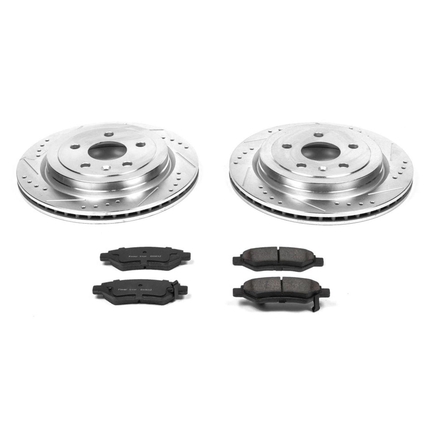 PowerStop K3072 PowerStop Z23 Evolution Sport Brake Upgrade Kits - Zander Auto Parts