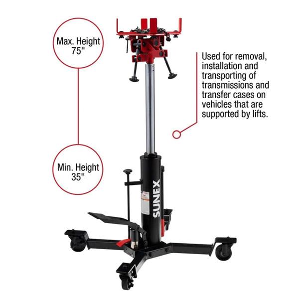 Sunex 7793B Sunex Tools Telescopic Transmission Jacks - Zander Auto Parts