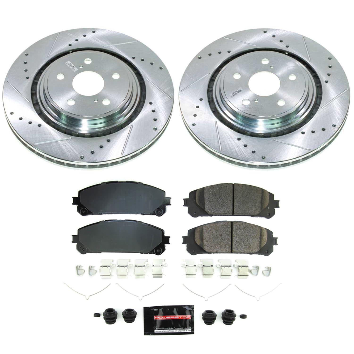 PowerStop K8753 PowerStop Z23 Evolution Sport Brake Upgrade Kits - Zander Auto Parts