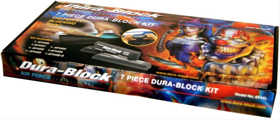 Durablock AF44L Dura-Block 7-Piece Sanding Block Kits - Zander Auto Parts
