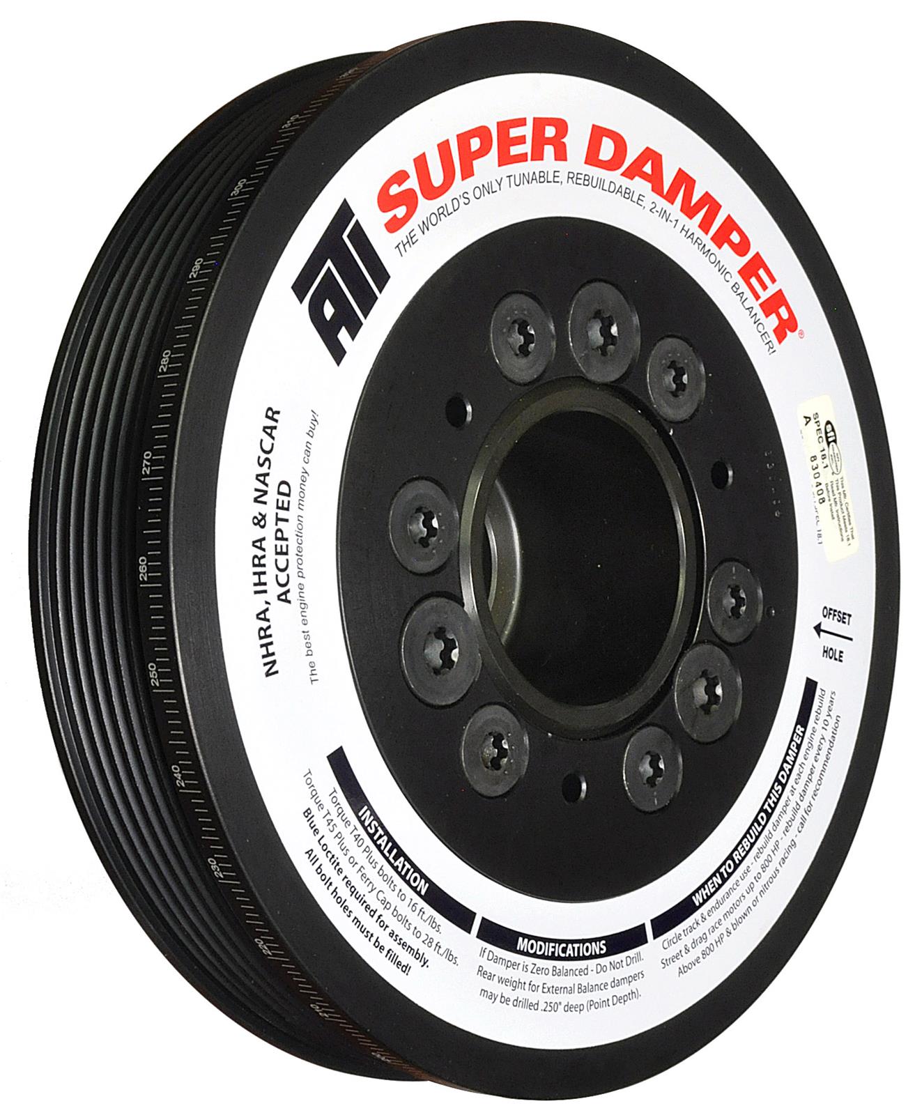 ATI Performance Products ATI917303 ATI Super Damper Serpentine Series Harmonic Balancers - Zander Auto Parts