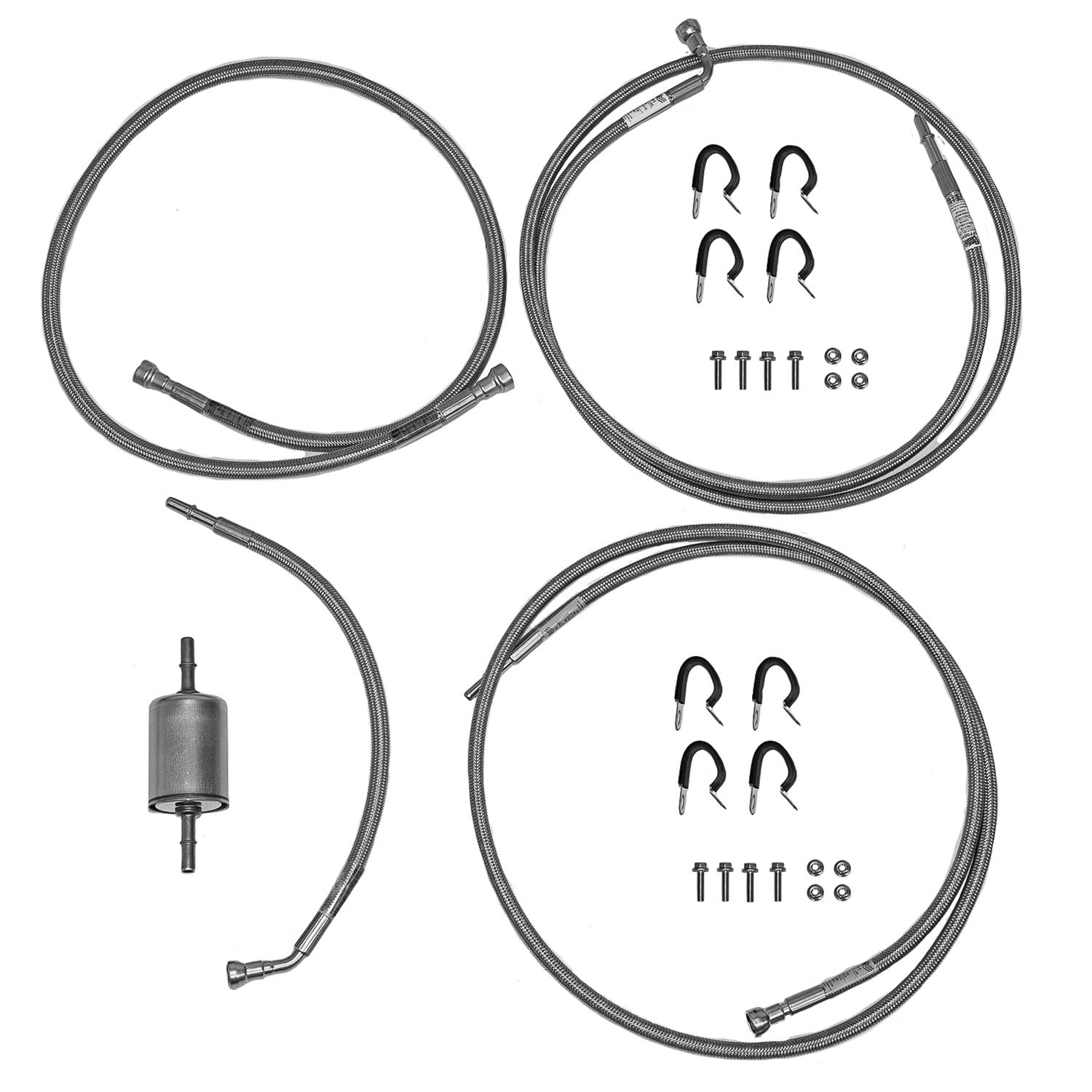Fine Lines QFF0011SS Fine Lines QuickFix Fuel Line Kits - Zander Auto Parts