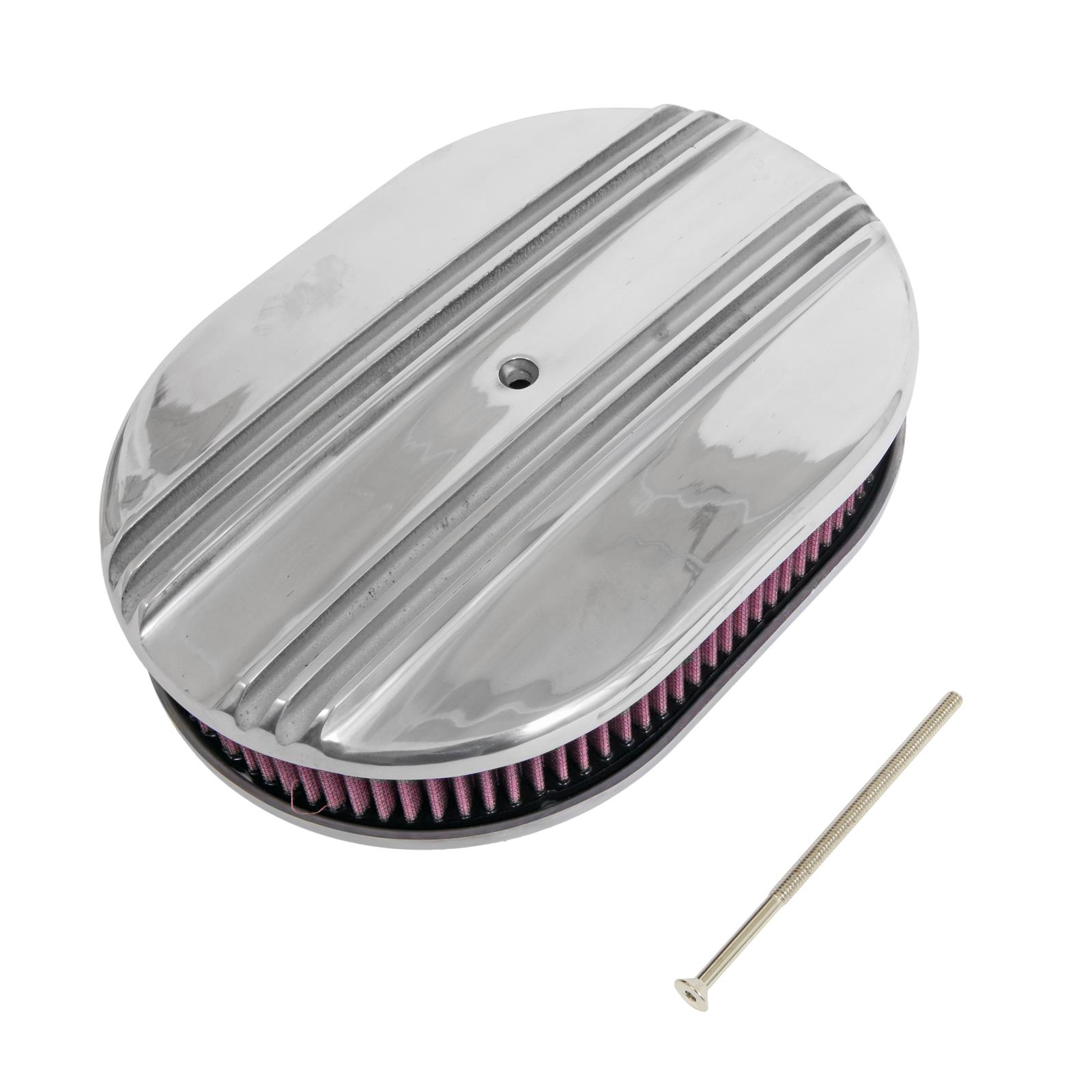 Summit Racing SUM-239046 Summit Racing™ Finned Aluminum Air Cleaners - Zander Auto Parts