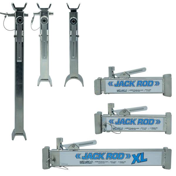 AGM Products AGM-FJA-1010 AGM Products Universal Jack Rod Stands - Zander Auto Parts