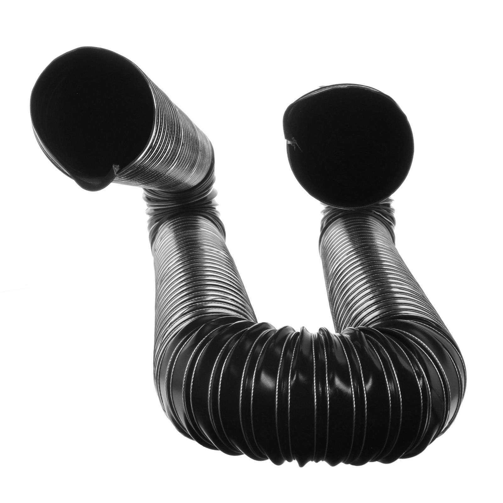 Summit Racing SUM-76152-BLK Summit Racing™ High-Temp Brake Duct Cooling Hoses - Zander Auto Parts