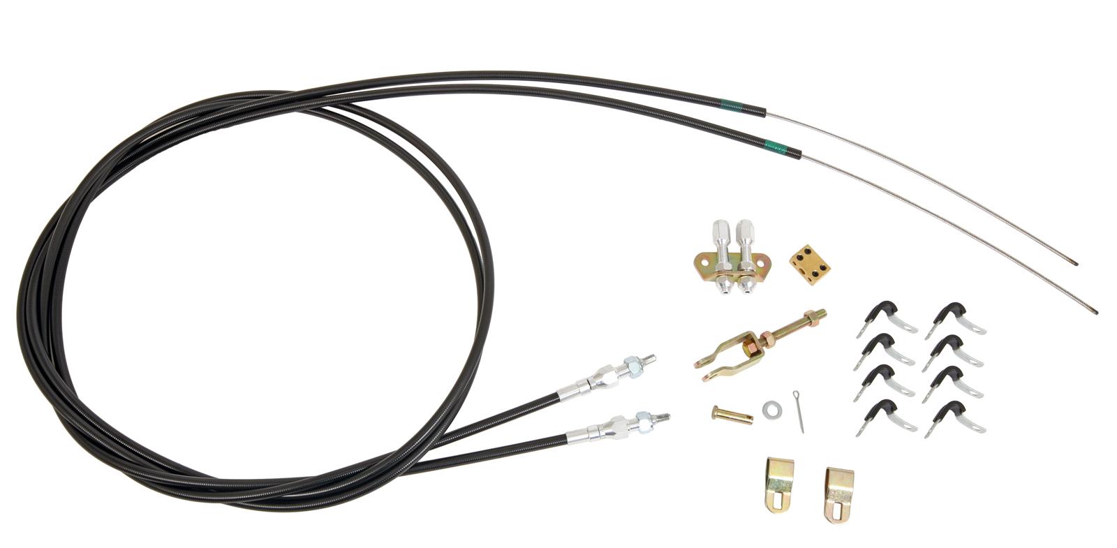 Summit Racing SUM-761001 Summit Racing™ Parking Brake Cable Kits - Zander Auto Parts