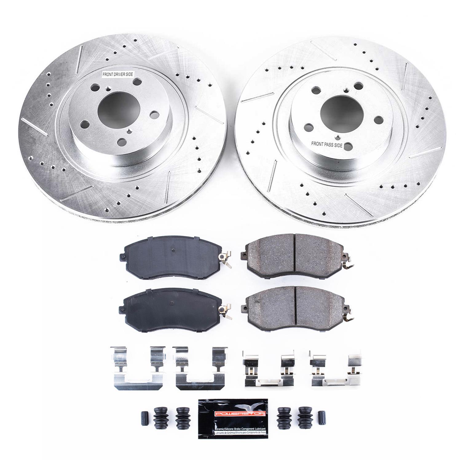 PowerStop K6082 PowerStop Z23 Evolution Sport Brake Upgrade Kits - Zander Auto Parts