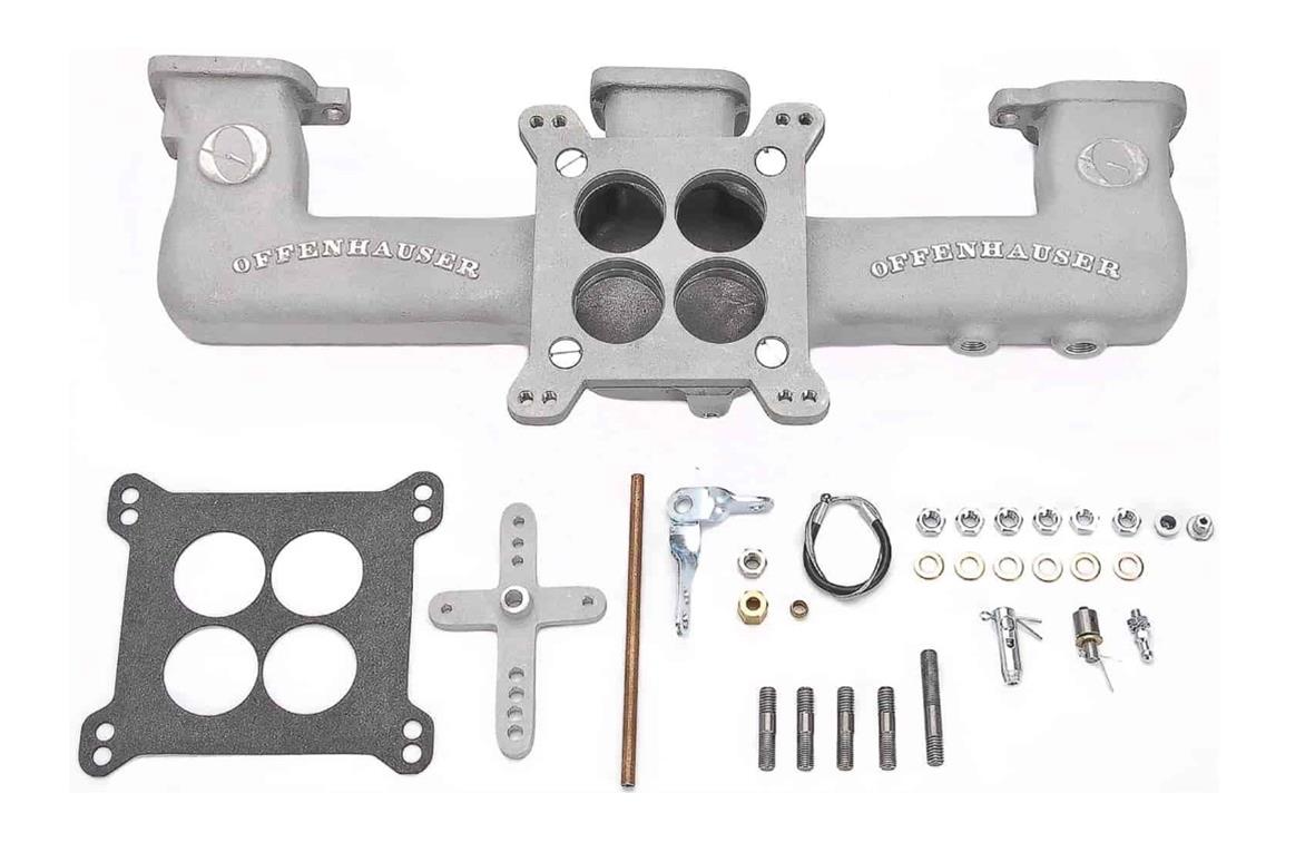 Offenhauser 5416 Offenhauser Single-Quad Intake Manifolds - Zander Auto Parts
