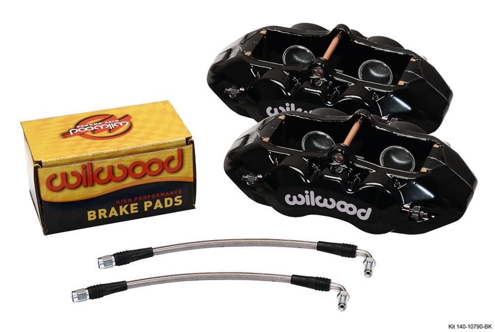 Wilwood Disc Brakes 140-10790-BK Wilwood D8-4 Brake Calipers - Zander Auto Parts