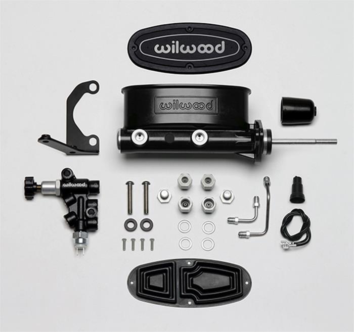 Wilwood Disc Brakes 261-13626-BK Wilwood Aluminum Tandem Master Cylinders - Zander Auto Parts