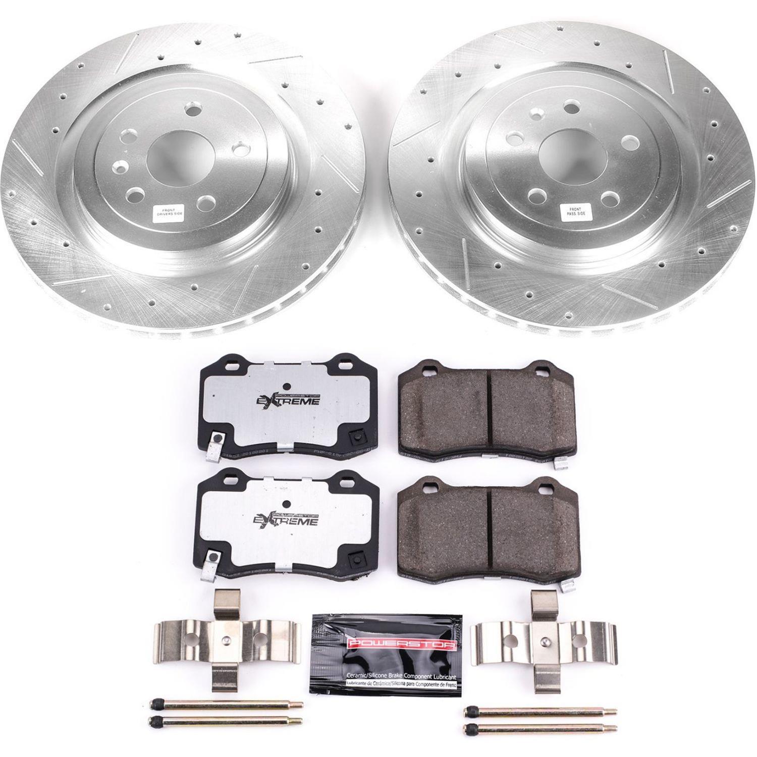 PowerStop K5603-26 PowerStop Z26 Street Warrior Brake Upgrade Kits - Zander Auto Parts