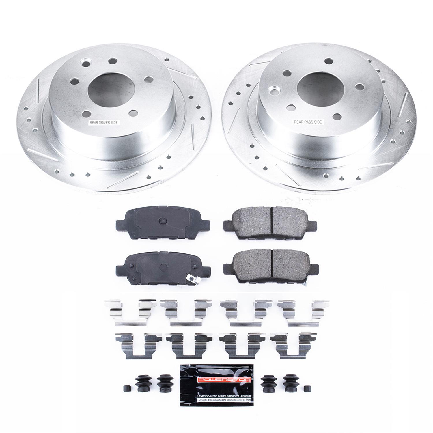 PowerStop K6495 PowerStop Z23 Evolution Sport Brake Upgrade Kits - Zander Auto Parts