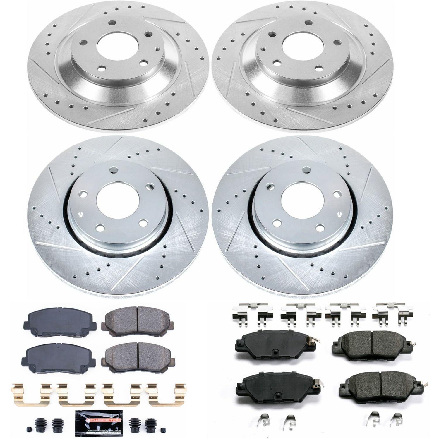 PowerStop K7609 PowerStop Z23 Evolution Sport Brake Upgrade Kits - Zander Auto Parts