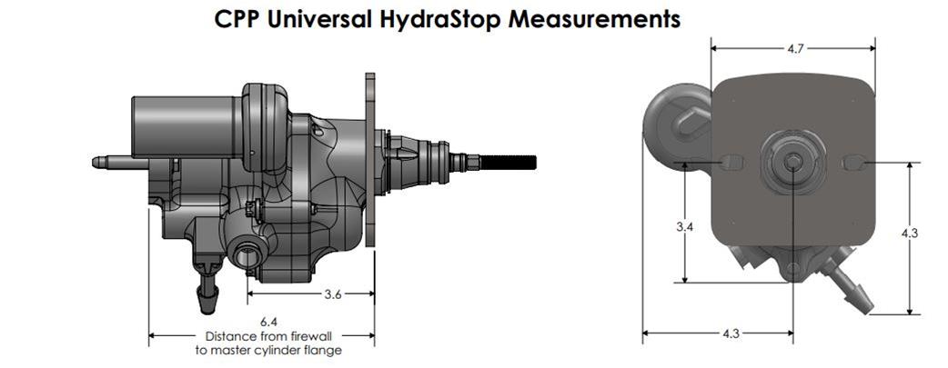 Classic Performance UNIHBK-BSB Classic Performance Hydrastop Hydraulic Brake Assist Kits - Zander Auto Parts