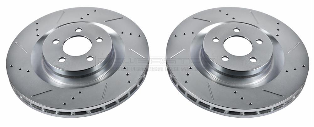 PowerStop AR-8773XPR PowerStop Evolution Drilled and Slotted Rotors - Zander Auto Parts