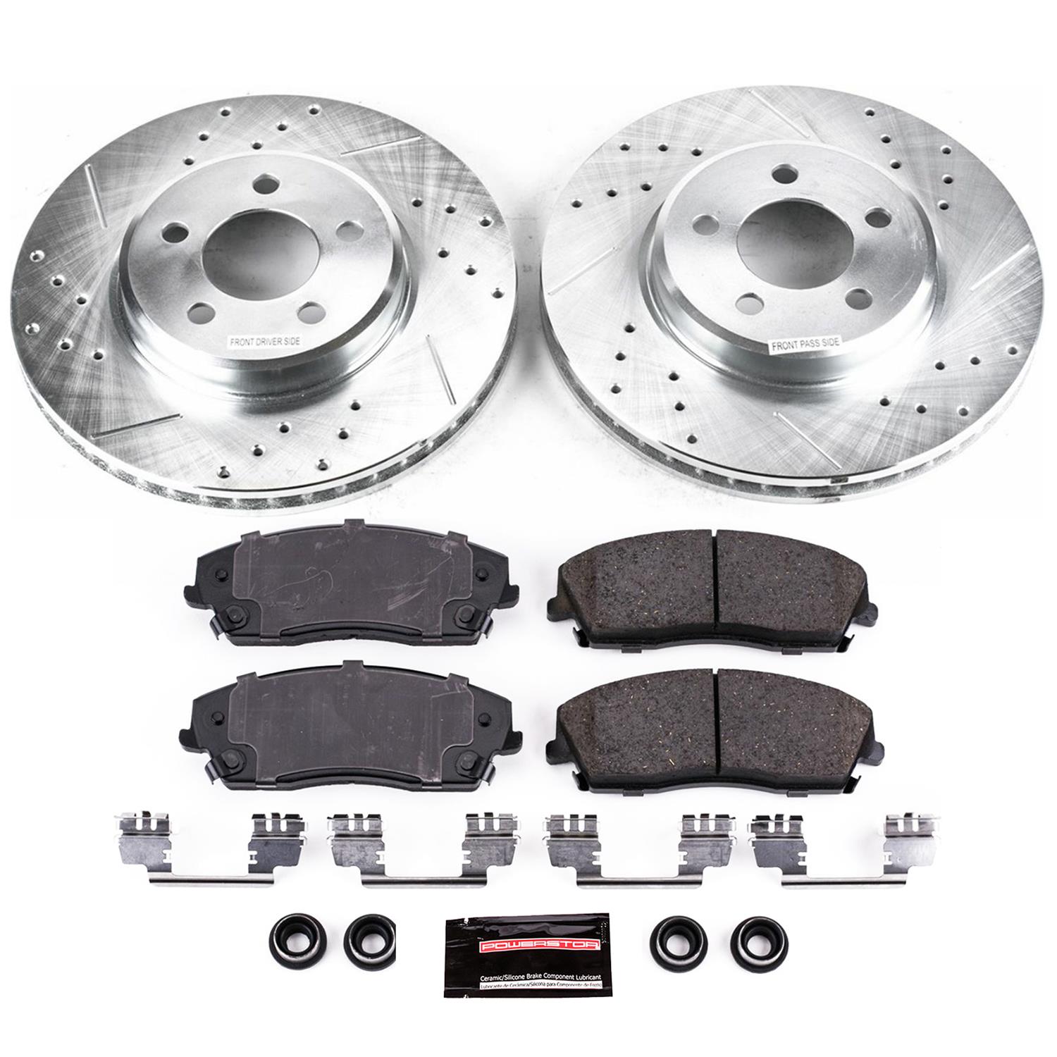 PowerStop K1714 PowerStop Z23 Evolution Sport Brake Upgrade Kits - Zander Auto Parts