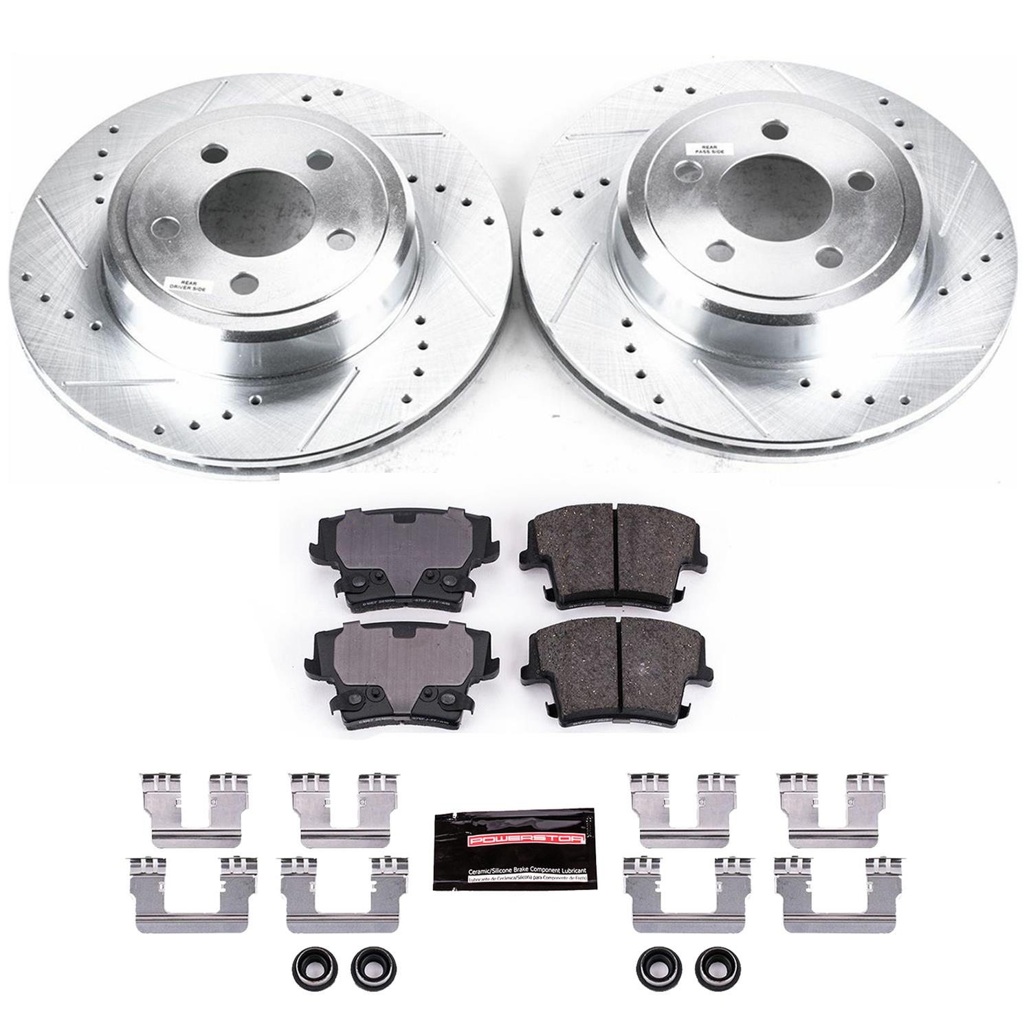 PowerStop K1720 PowerStop Z23 Evolution Sport Brake Upgrade Kits - Zander Auto Parts