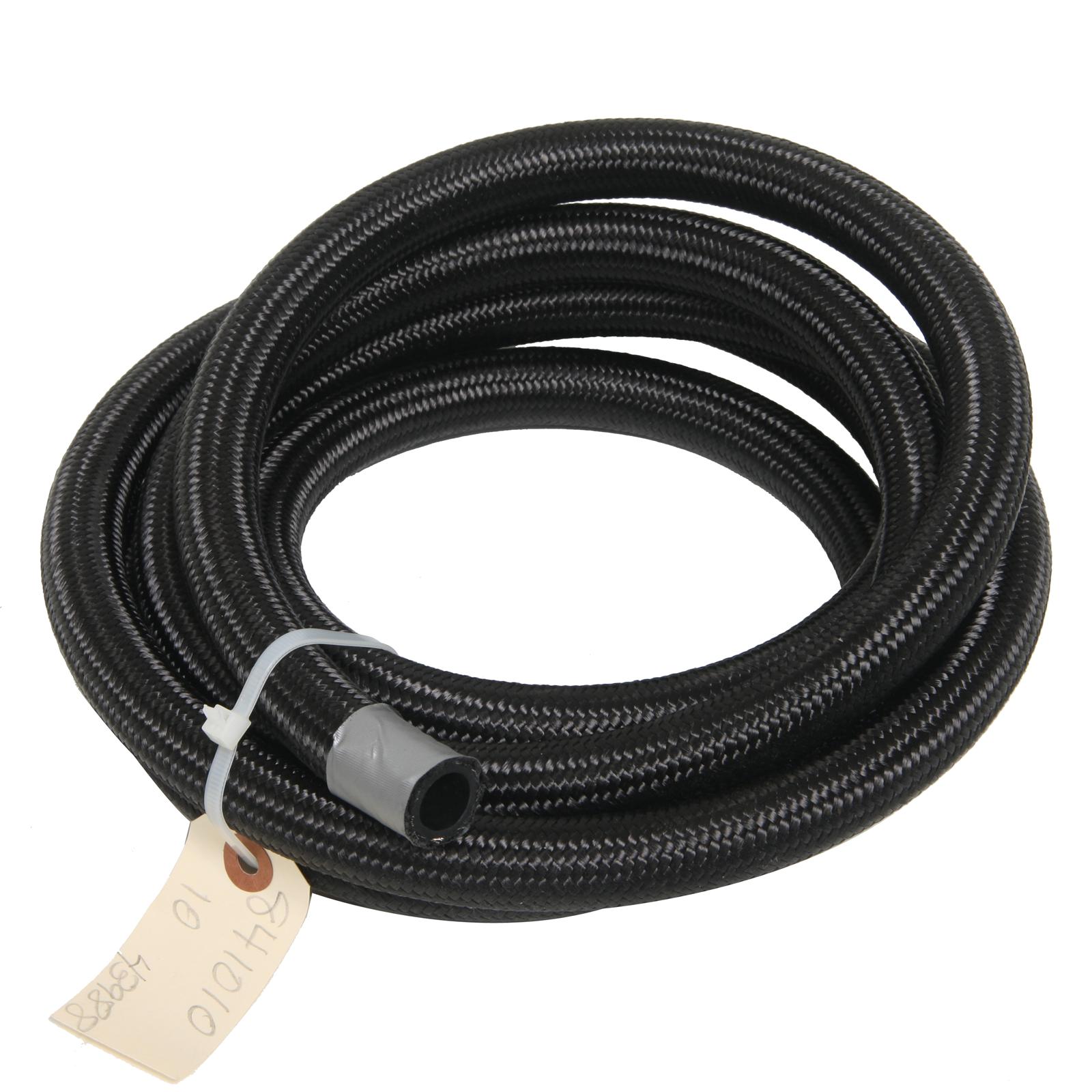 Fragola Performance Systems 841010 Fragola Performance Systems Premium Black Nylon Race Hose - Zander Auto Parts
