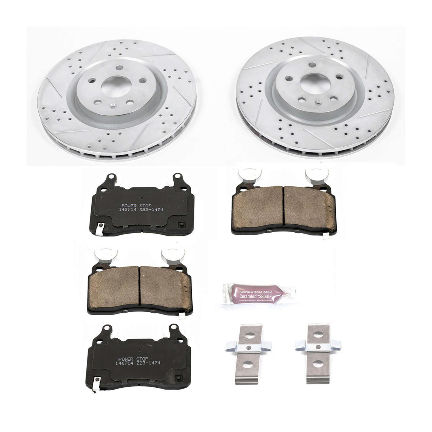 PowerStop K5602 PowerStop Z23 Evolution Sport Brake Upgrade Kits - Zander Auto Parts