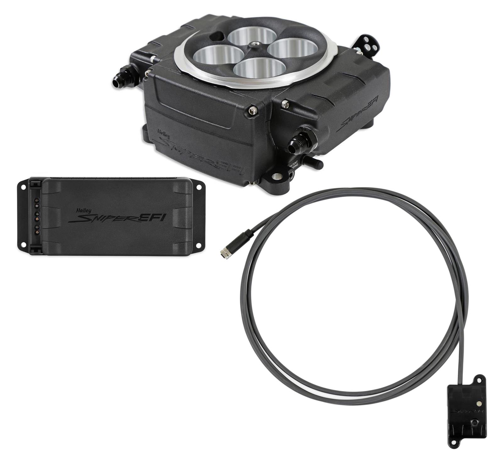 Holley Sniper 550-511-BPX Holley Sniper 2 EFI 650 HP Base Fuel Injection Systems with Power Distribution Module - Zander Auto Parts