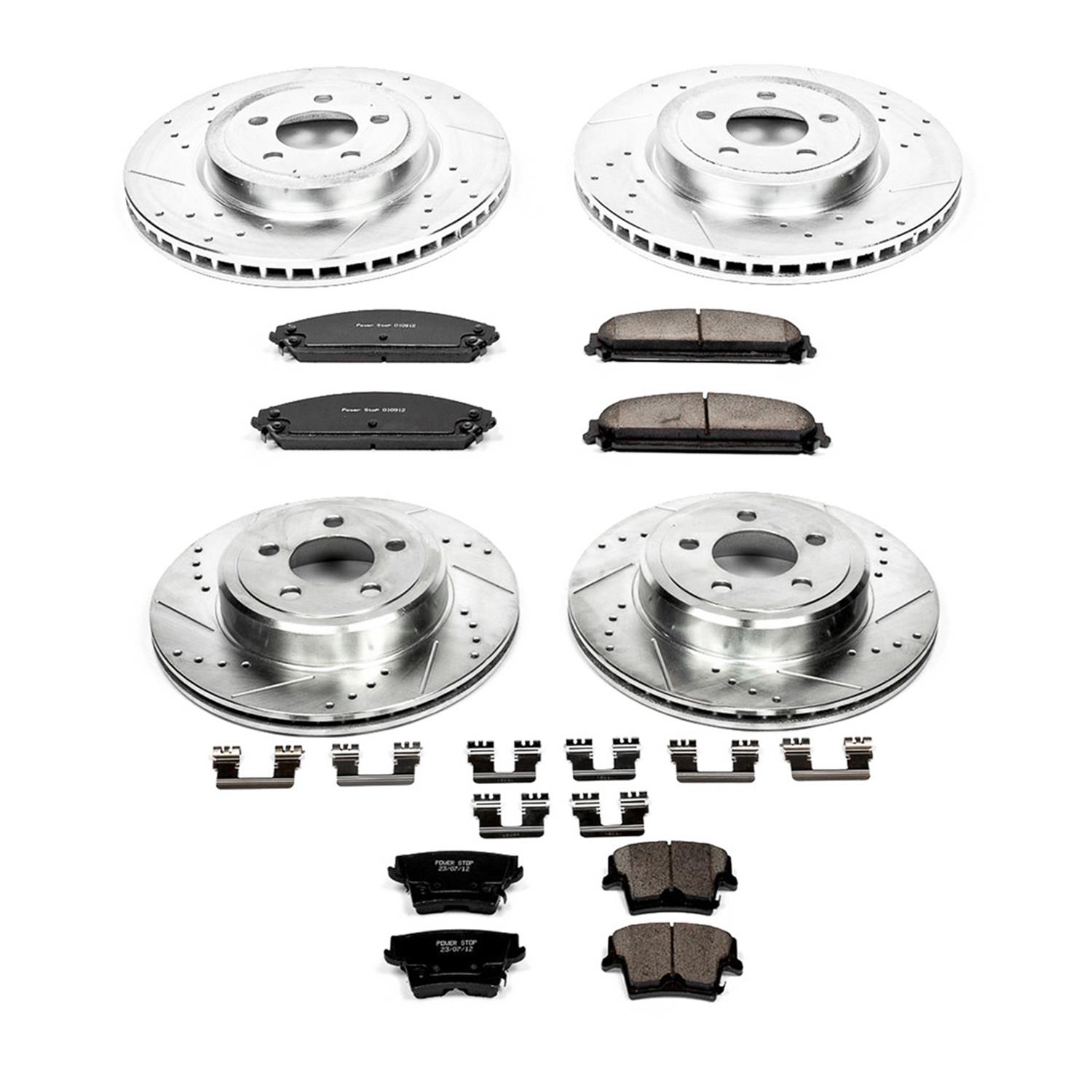 PowerStop K2853 PowerStop Z23 Evolution Sport Brake Upgrade Kits - Zander Auto Parts