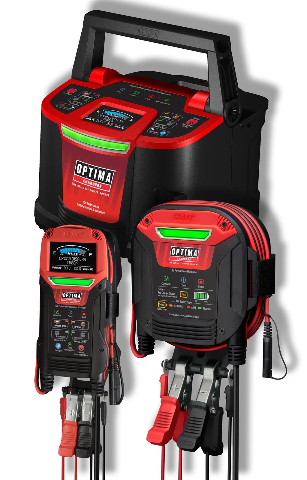 Optima Batteries 150-41220 Optima Digital 400+ 12V Battery Chargers and Maintainers - Zander Auto Parts