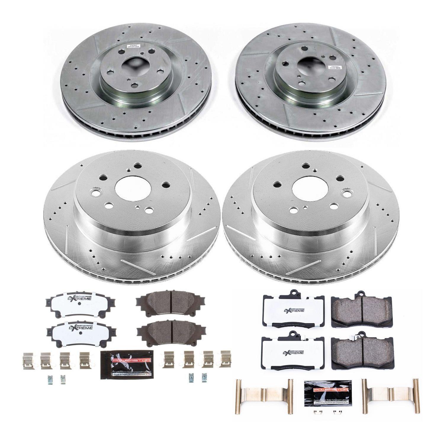 PowerStop K6513-26 PowerStop Z26 Street Warrior Brake Upgrade Kits - Zander Auto Parts