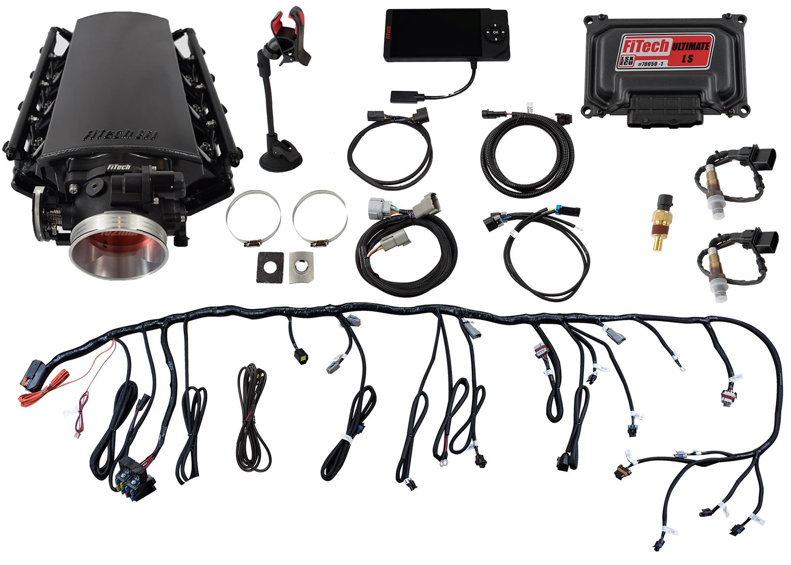 FiTech Fuel Injection 70001 FiTech Ultimate LS EFI 500 HP Fuel Injection Systems - Zander Auto Parts